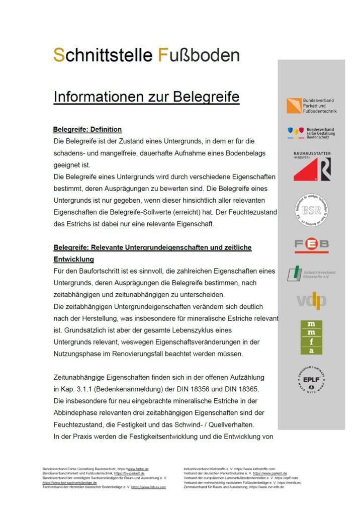 Informationen zur Belegreife_2024